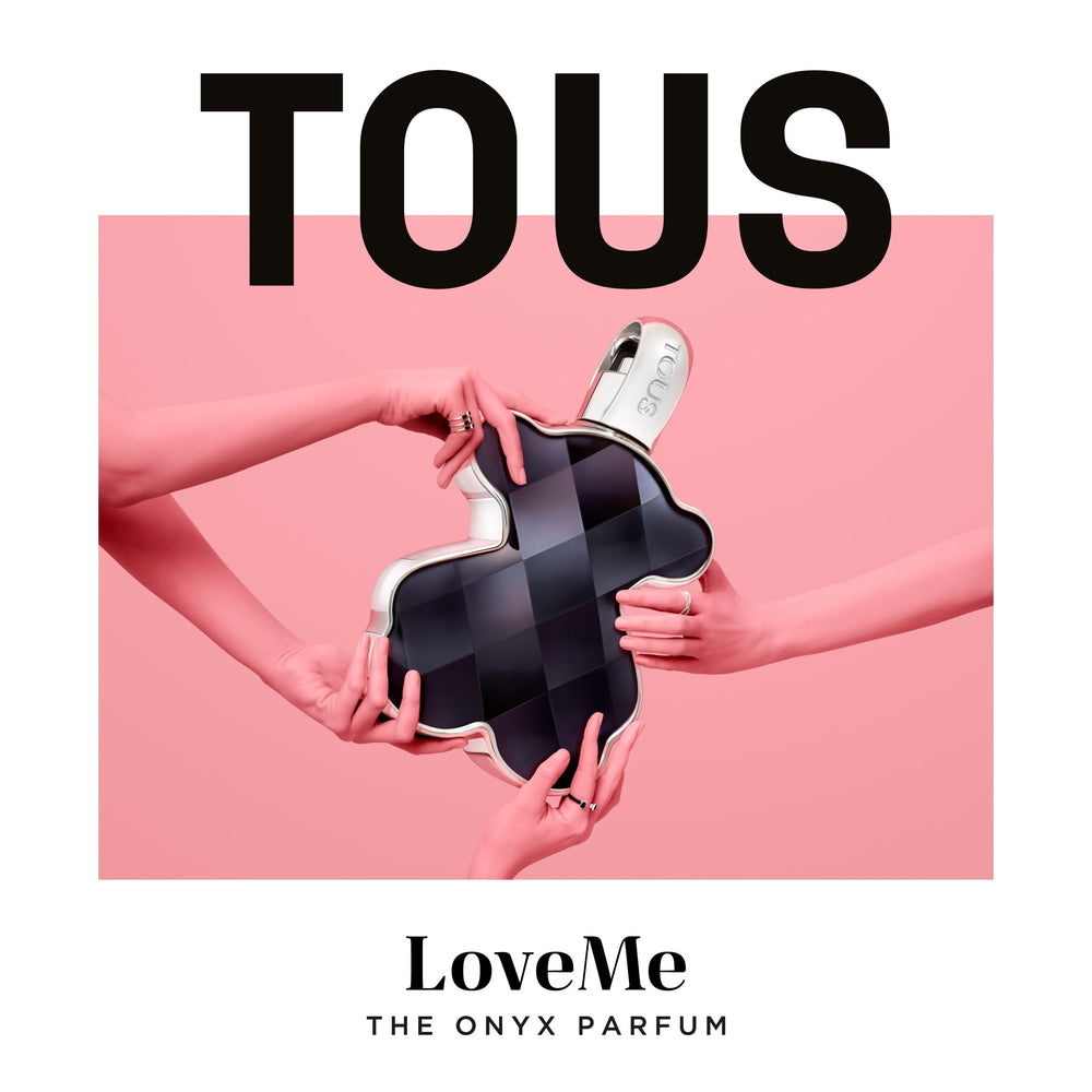 TOUS Love Me Onyx Parfum box—premium gift presentation for special occasions.