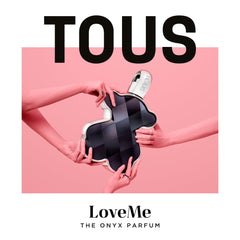 TOUS Love Me Onyx Parfum box—premium gift presentation for special occasions.