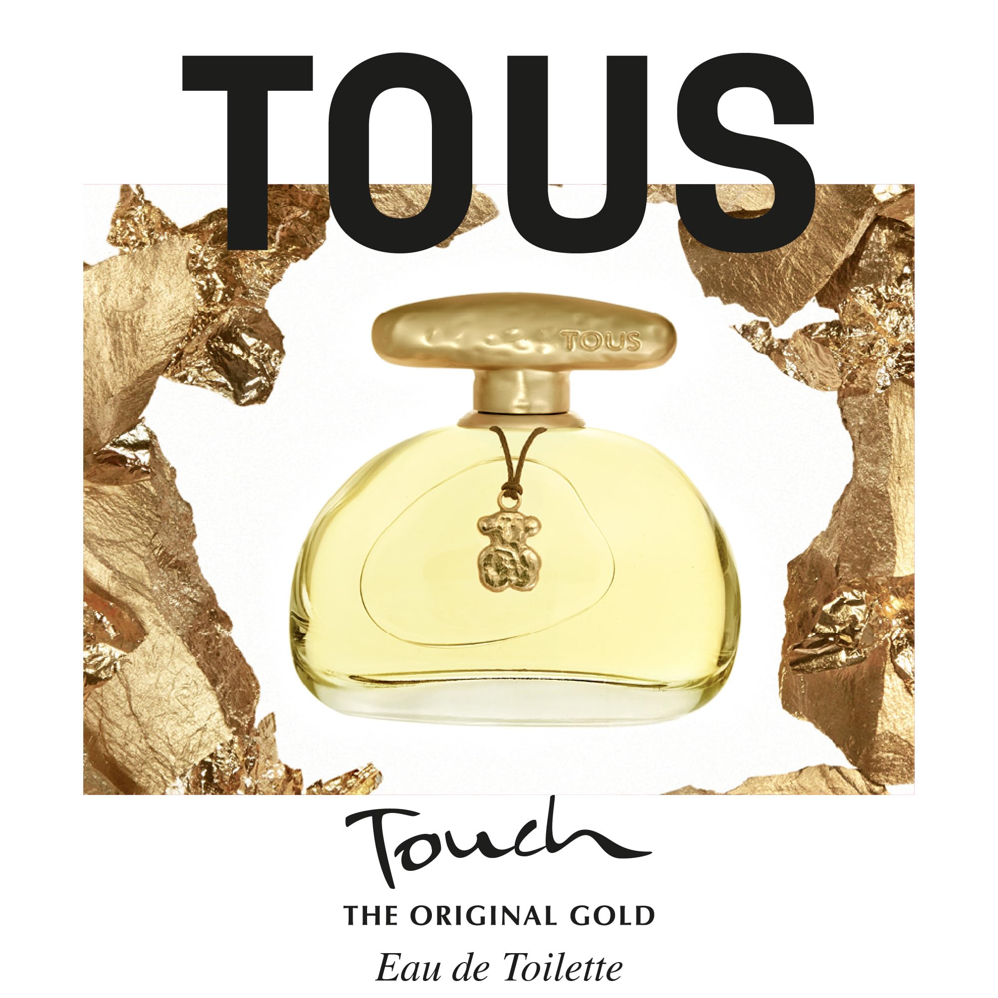 TOUS Touch label detail reveals notes and quality