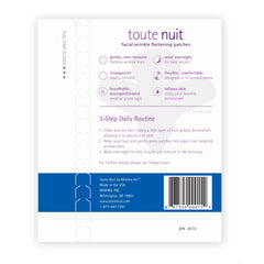 Toute Nuit Wrinkle Patches Jet Forehead Lines overview features jet shape for precise fit