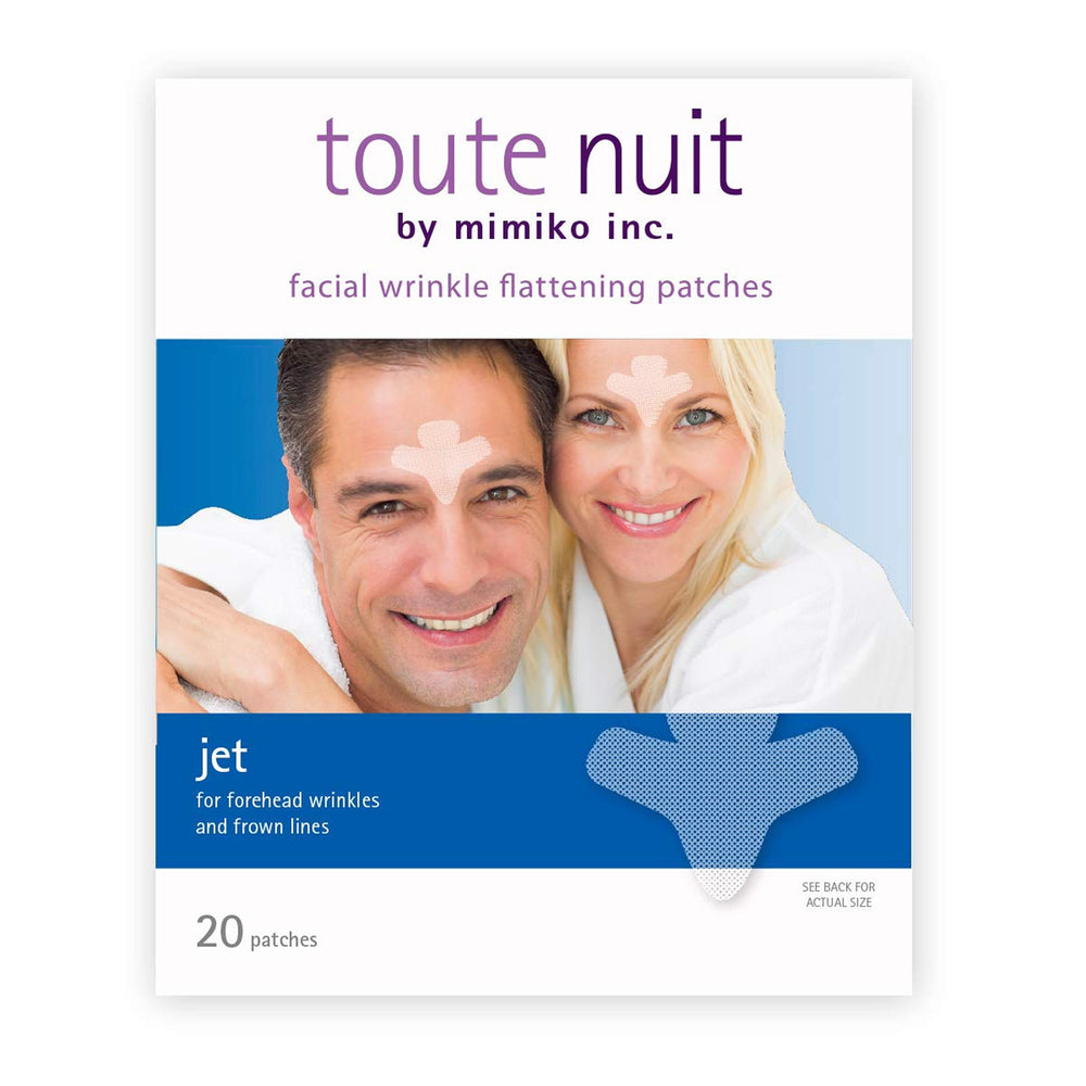 Toute Nuit Wrinkle Patches Jet Large Frown Lines targets deep frown areas overnight