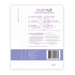 Toute Nuit triangle patches on crows feet could reduce visible creases during nightly rest.