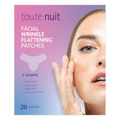 Toute Nuit Wrinkle Patches Y Shape forehead closeup for targeted wrinkle smoothing