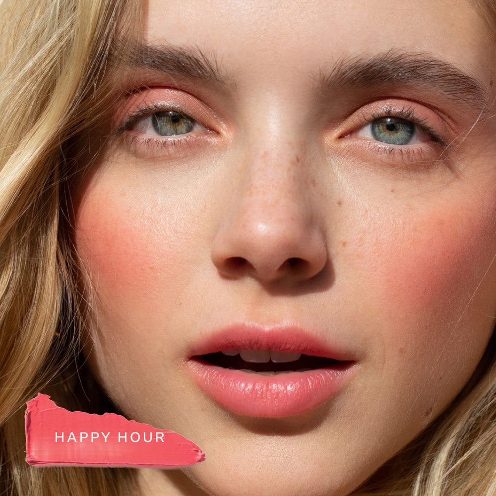Tower 28 BeachPlease Sunkissed shade collection showcases versatile, blendable blush hues.