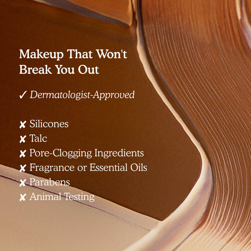 Tower 28 Beauty Swipe Serum Concealer texture blend close-up shows smoothing effect.