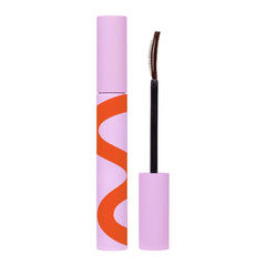 Tower 28 MakeWaves mascara bottle close-up showing drift brown shade for natural definition