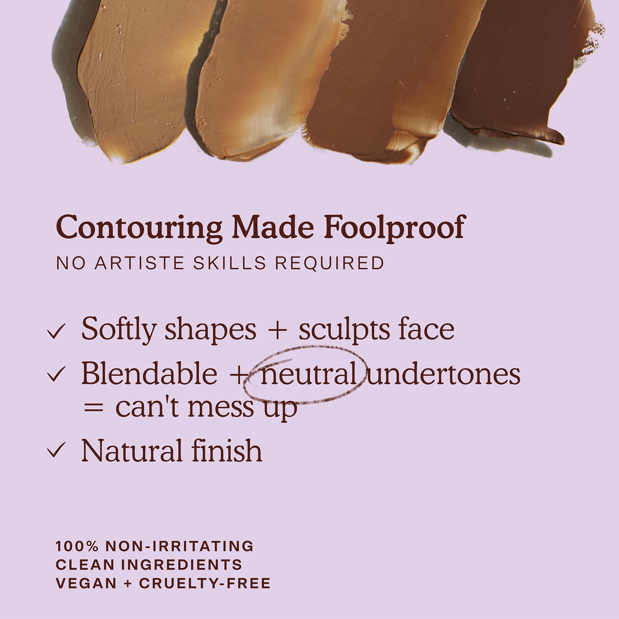 Tower 28 Sculptino Getty application on cheekbone creates soft contour.