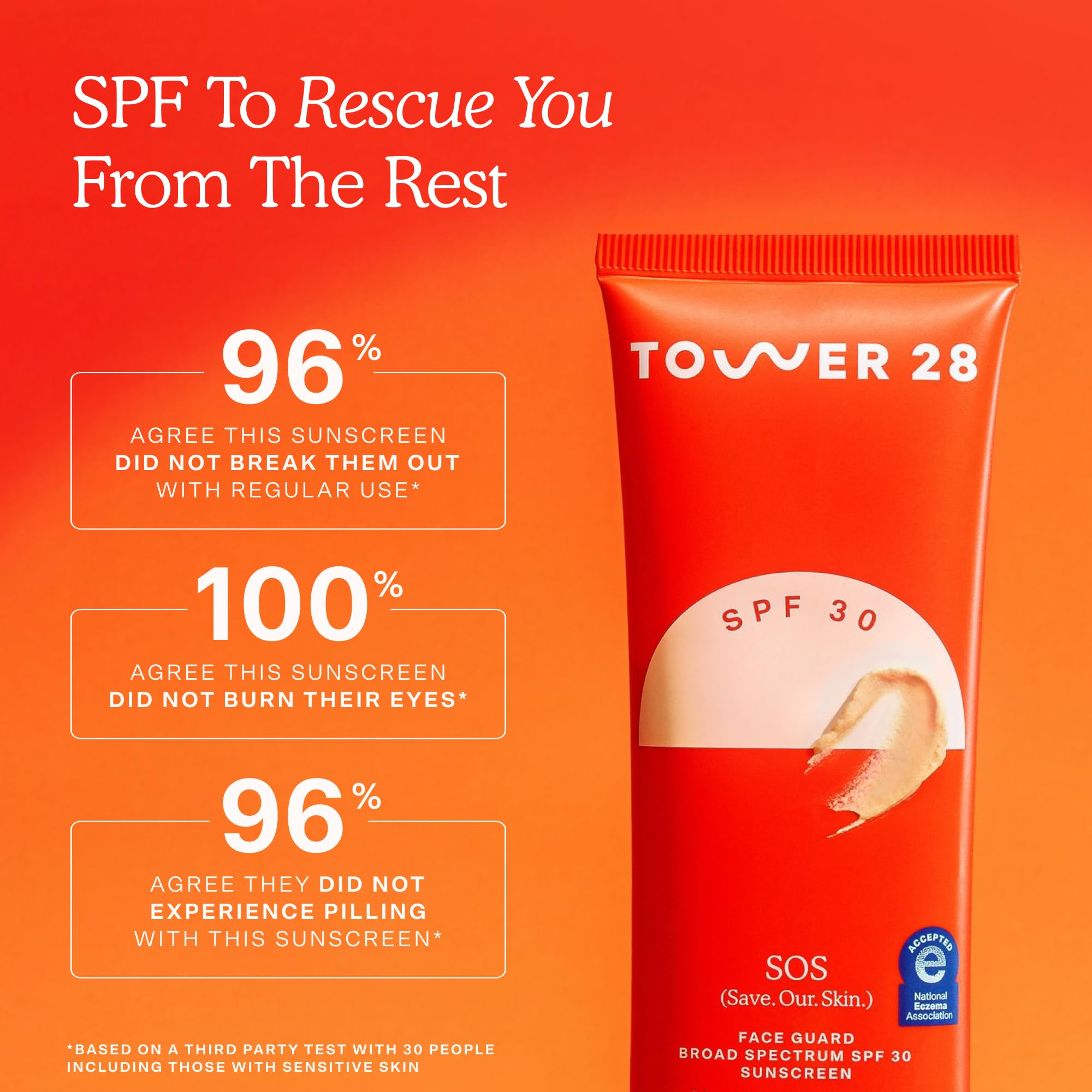 Tower 28 SOS Faceguard quarter-size apply guide image for daily AM routine