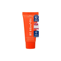 Tower 28 SOS daily skin barrier cream label promotes barrier protection.