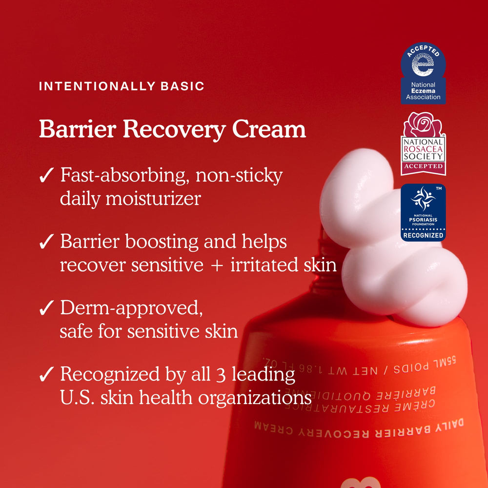 Tower 28 SOS cream texture swirl shows lightweight hydration.