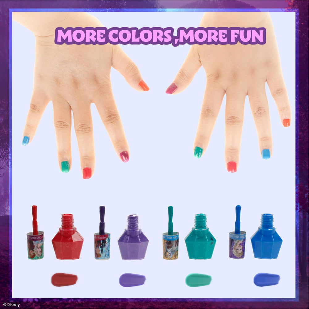 Townley Girl Disney Frozen nail gem wheel adds shiny accents to decorate mini manis.