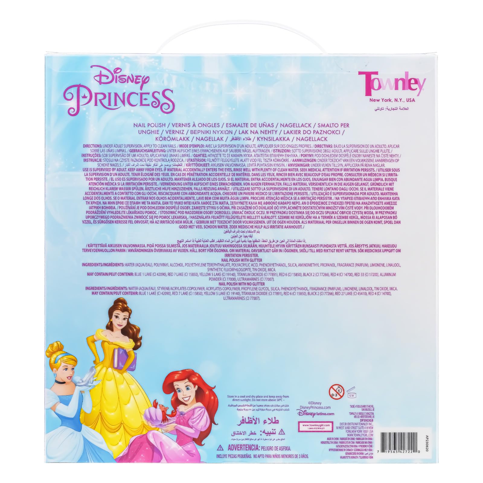 Townley Girl glittery and opaque colors offer versatile shades for kids' nail art.