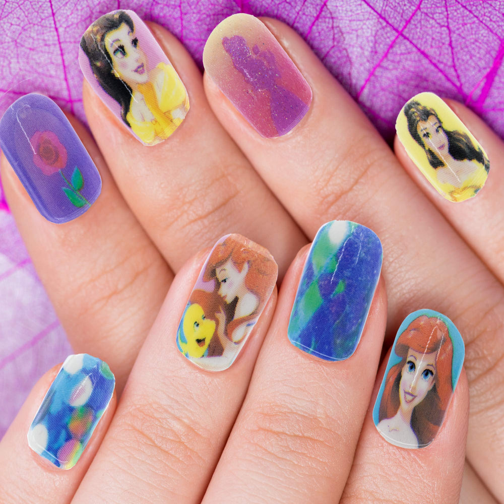 Townley Girl Disney Princess nails pre-glued tips enable quick, mess-free party makeovers