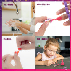Townley Girl Disney Princess toe separators support tidy, comfortable pedis.