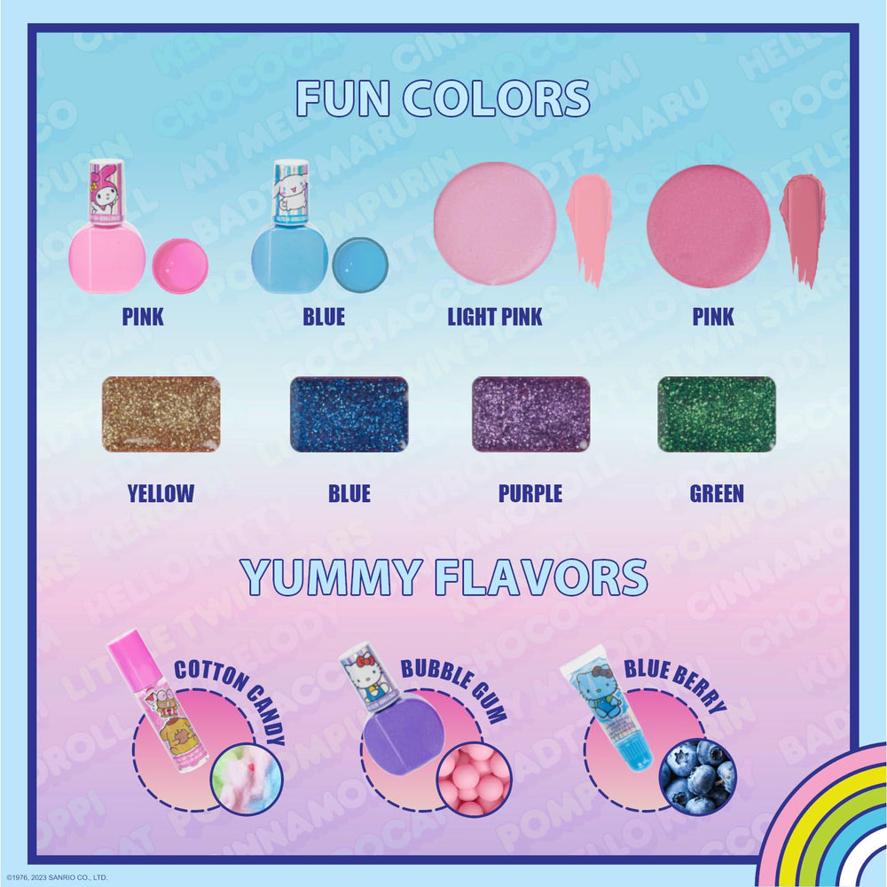 Townley Girl Hello Kitty pink shimmer nail polish for young artists