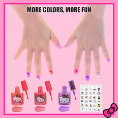 Townley Girl Hello Kitty neon yellow nail polish bottle for bright, quick-dry color