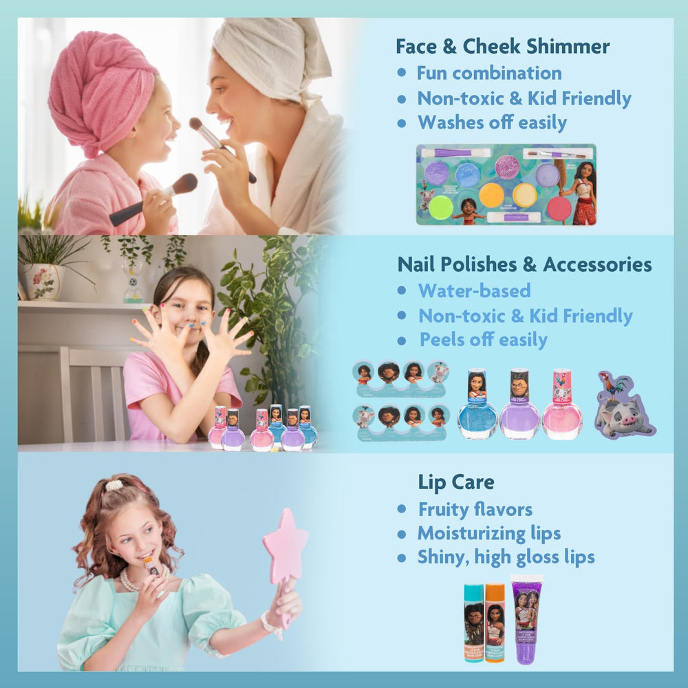 Townley Girl Moana lip balm cherry provides smooth hydration during play sessions