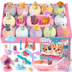 Toylink bath bombs packaging box presents a gift-ready set for kids' bath time.