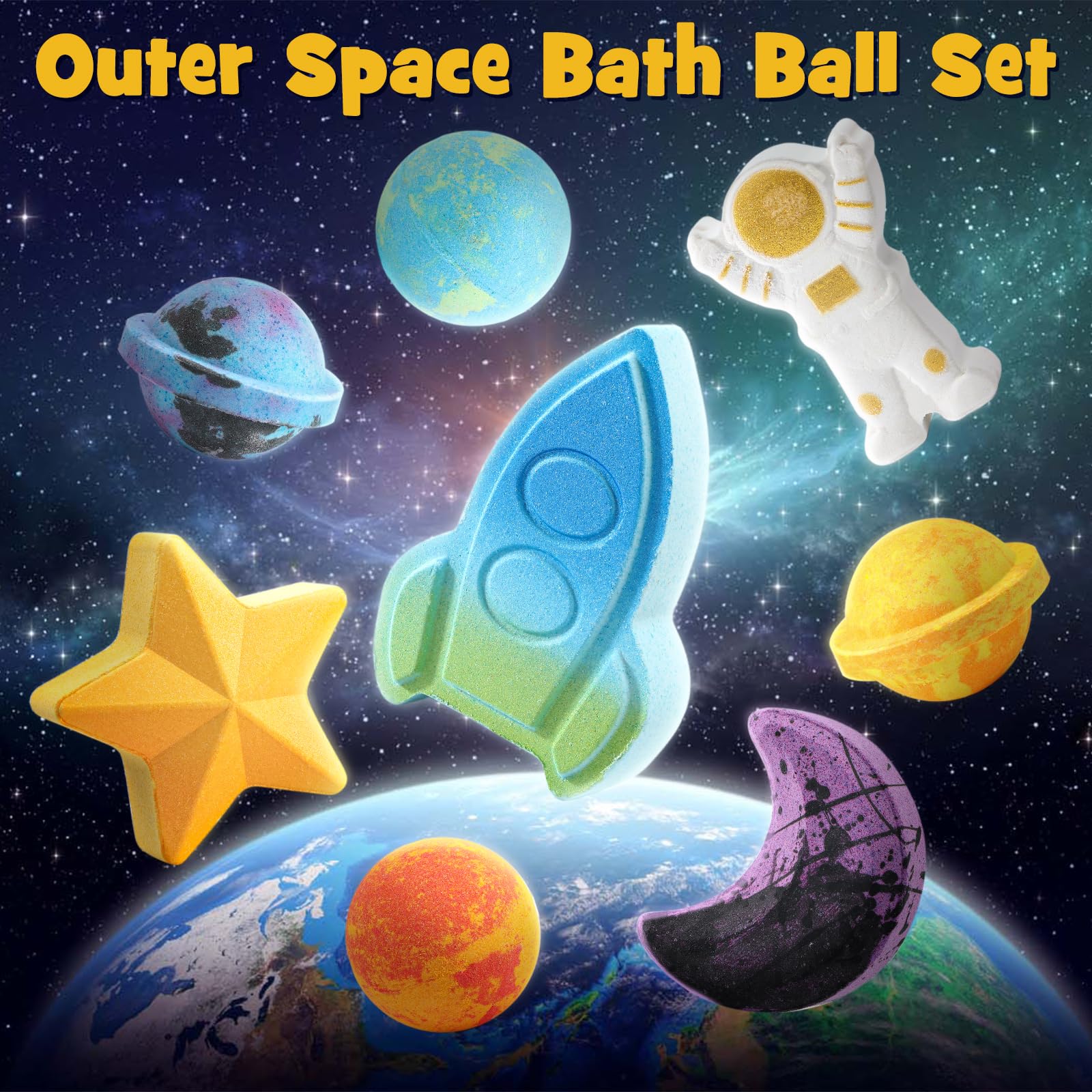 Toylink natural handmade bath bombs use gentle ingredients for kids' skin.