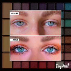 Toysical All In One Makeup Kit tablet-design case highlights convenient fold-out mirror.