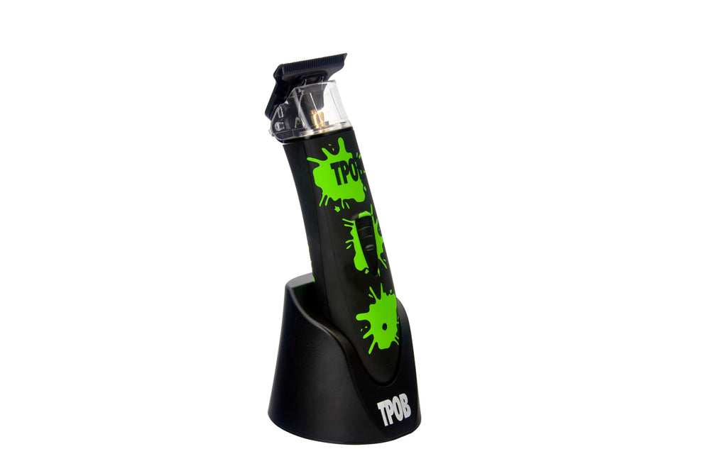 TPOB ergonomic barber set handle optimized for comfortable long sessions.