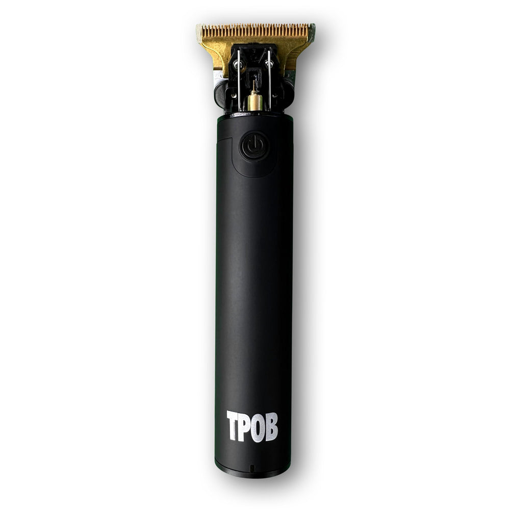 TPOB Ghost Beard Trimmer Ghost Blackout front view shows precise edge capability