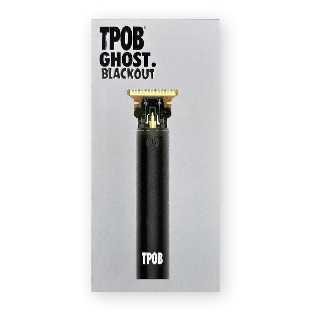 TPOB Ghost Beard Trimmer Ghost Blackout color-coded guards show easy length options