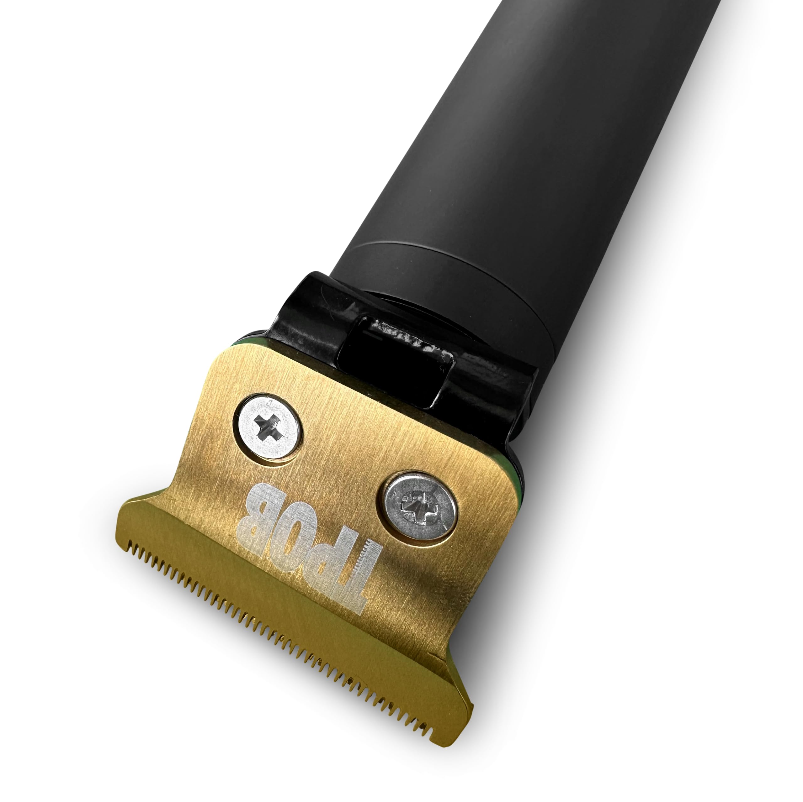 TPOB Ghost Beard Trimmer Ghost Blackout side view highlights ergonomic cordless grip