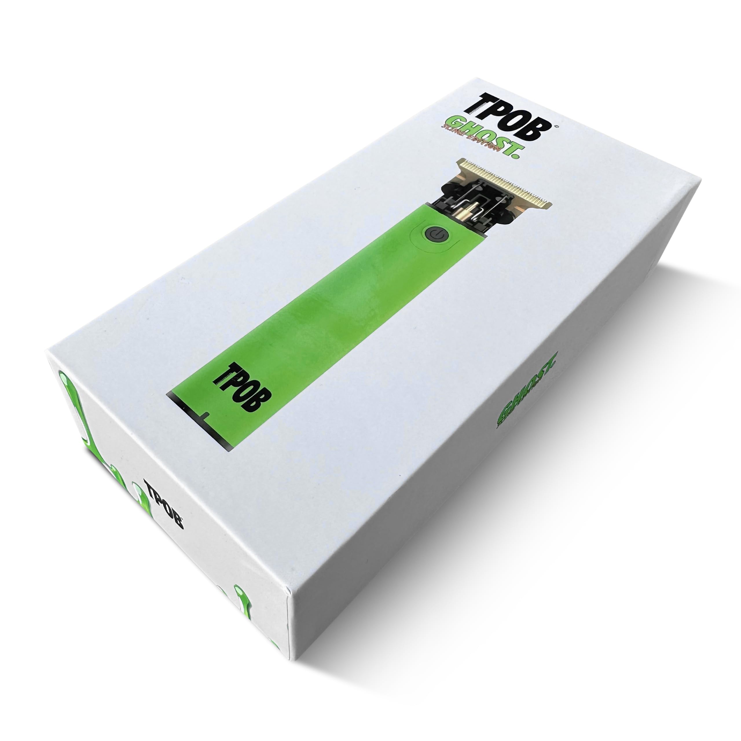 TPOB Ghost Slime cordless beard trimmer for clean edges and versatile styling.