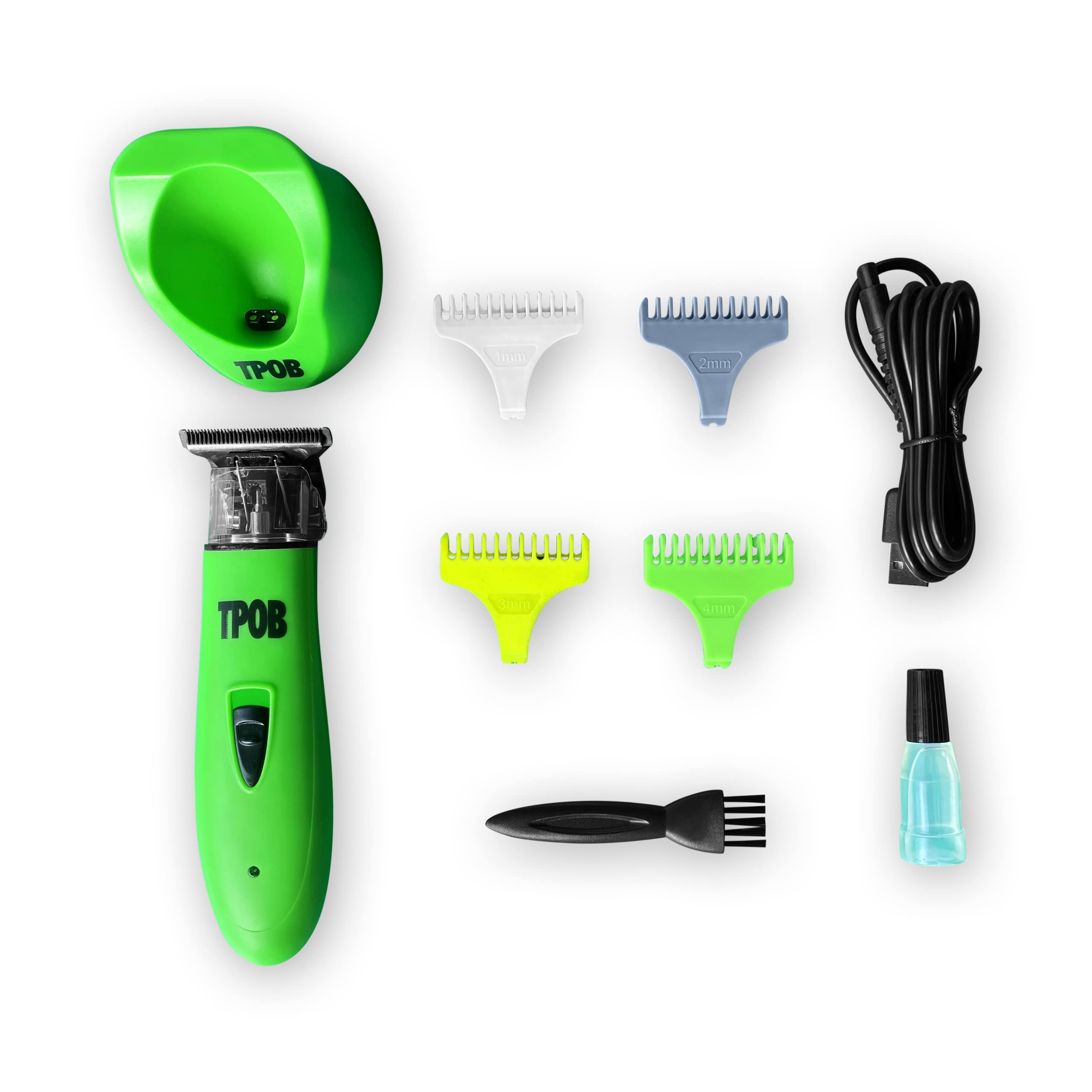 TPOB Ghost X Slime color-coded combs simplify length selection.