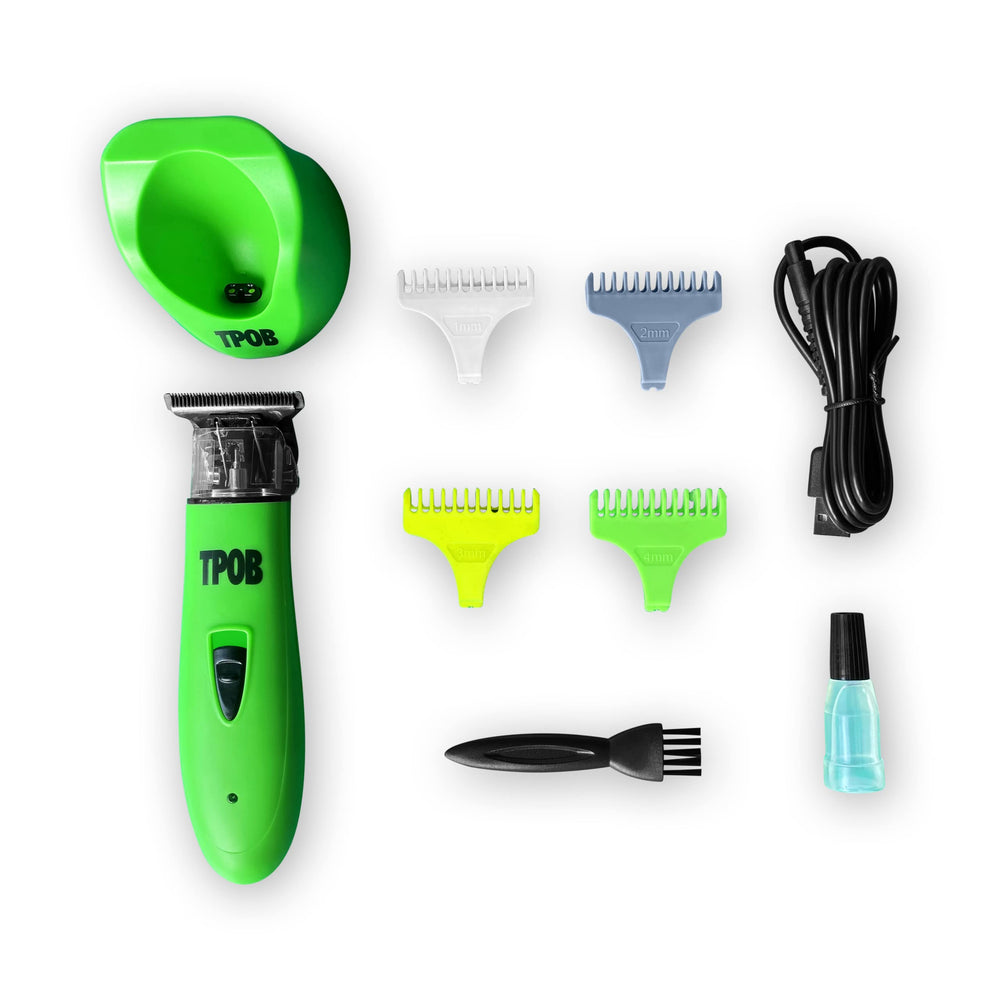 TPOB Ghost X Slime color-coded combs simplify length selection.