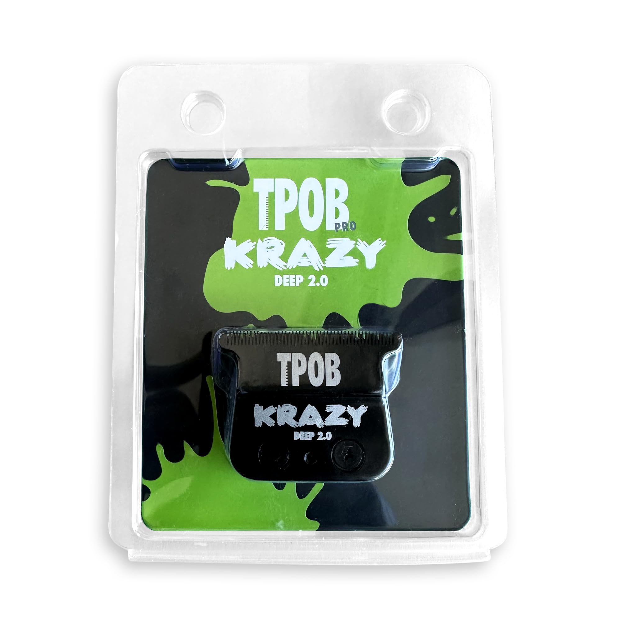 TPOB Krazy Deep 2.0 clipper head showcases long-lasting edge with high hardness.