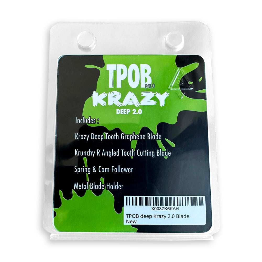 TPOB Krazy Deep 2.0 edge profile demonstrates 90 Rockwell hardness longevity.