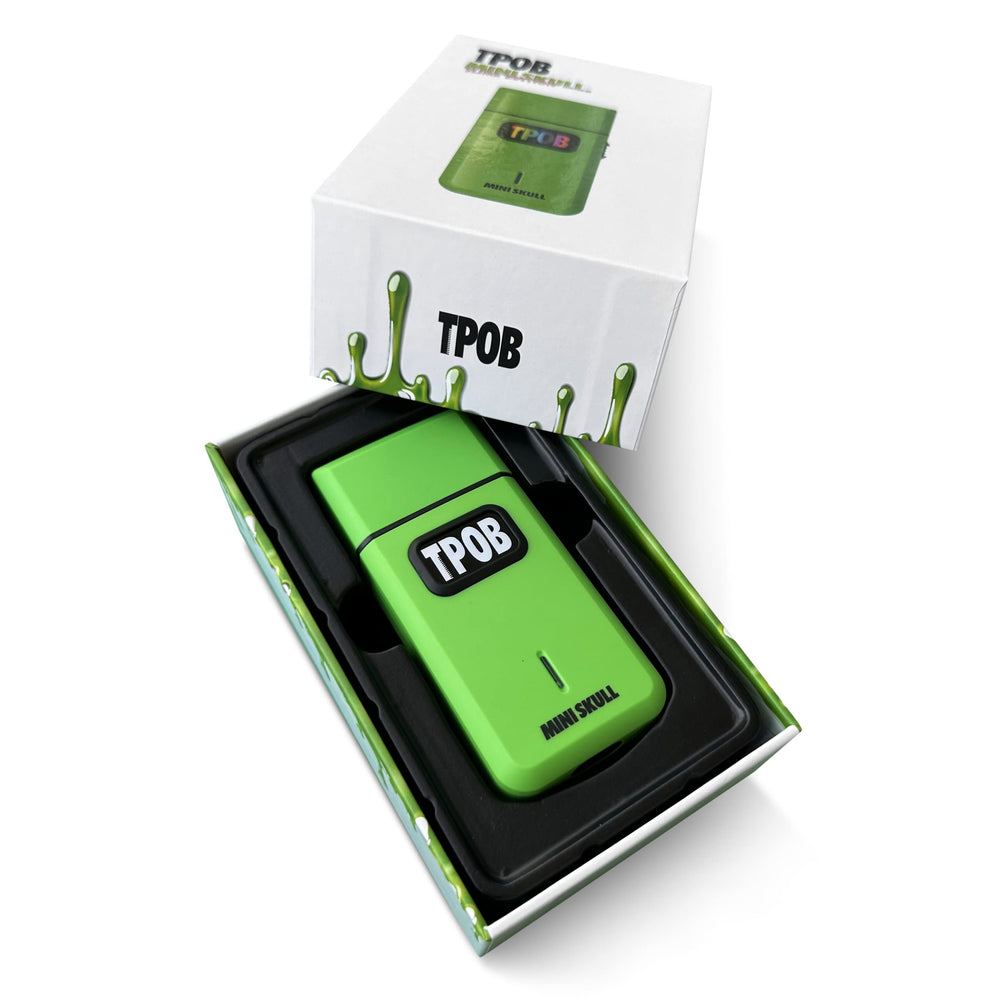 TPOB Mini Skull Single Shaver turbo-motor delivers powerful grooming on demand.