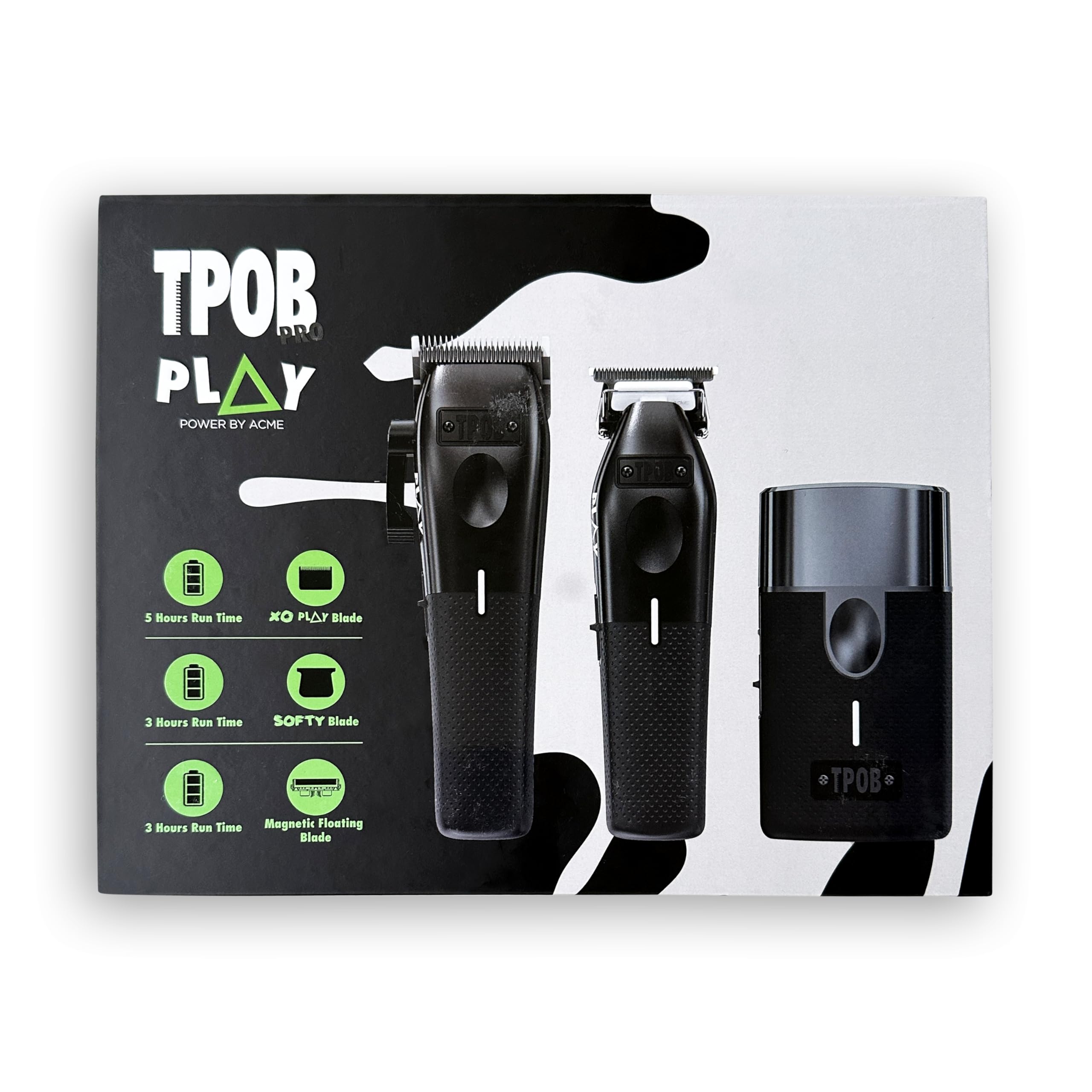 TPOB Play Barber clippers 5-position lever for precise fades