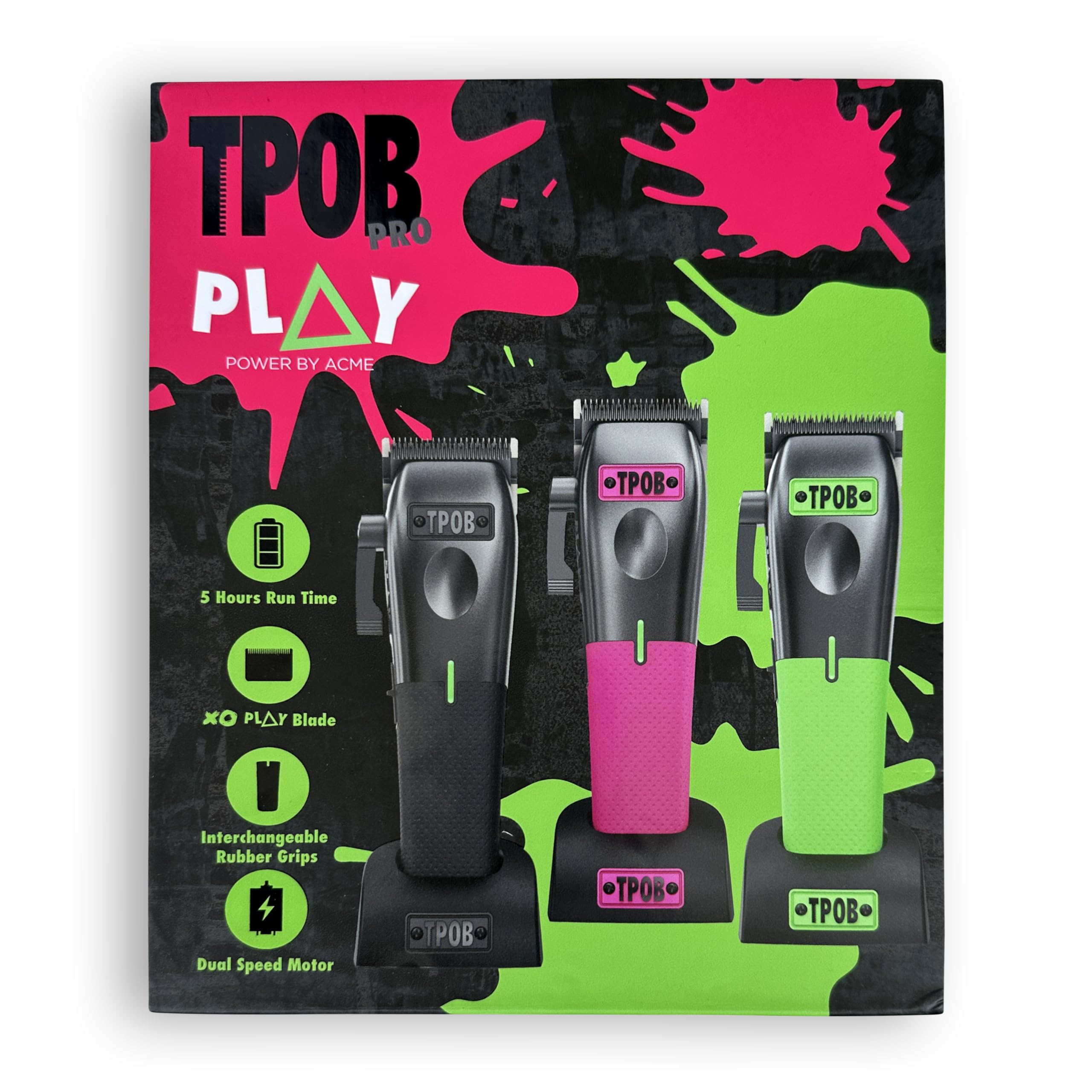 TPOB Play six guide combs expand styling options.