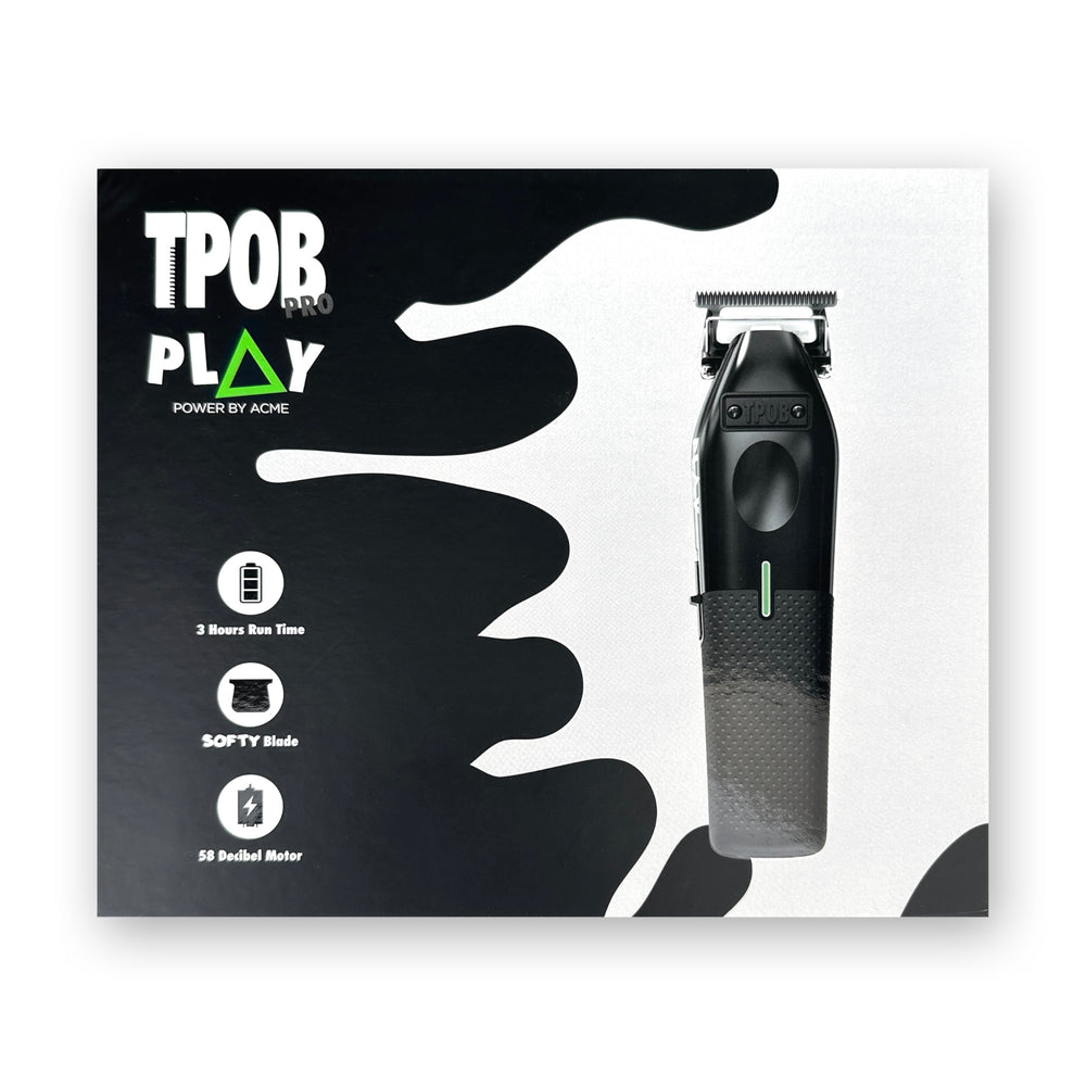 TPOB Play trimmer side angle highlighting cordless design for flexibility.