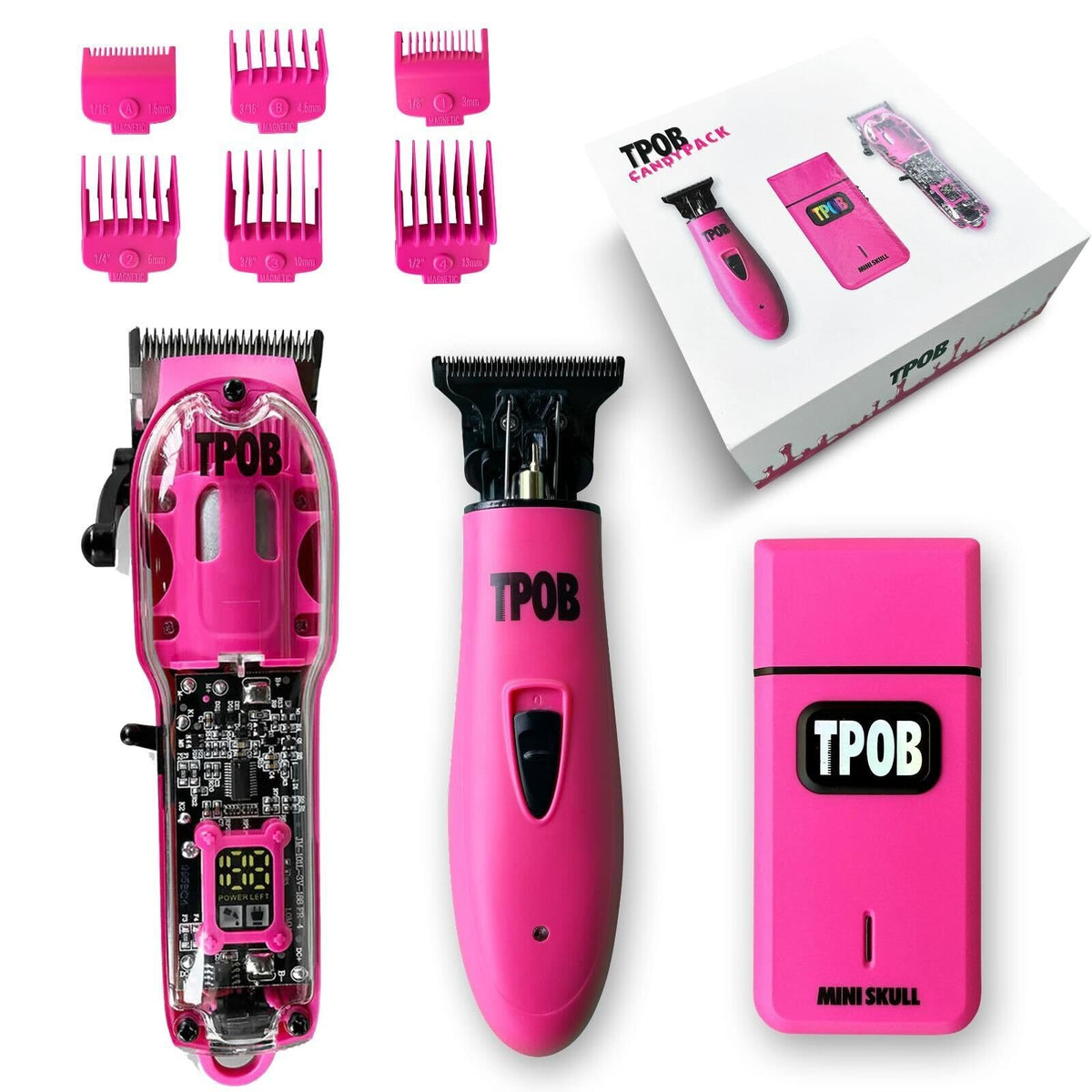 TPOB Slime 2 candy pink clipper for precise fades with cooler operation