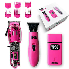 TPOB Slime 2 candy pink clipper for precise fades with cooler operation