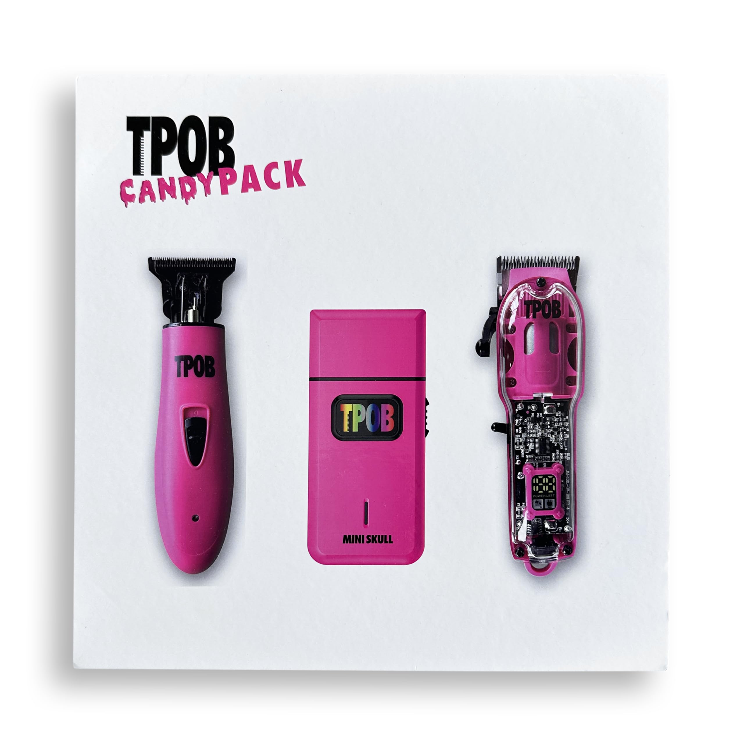 TPOB Slime 2 candy pink shaver for skin-safe finishing