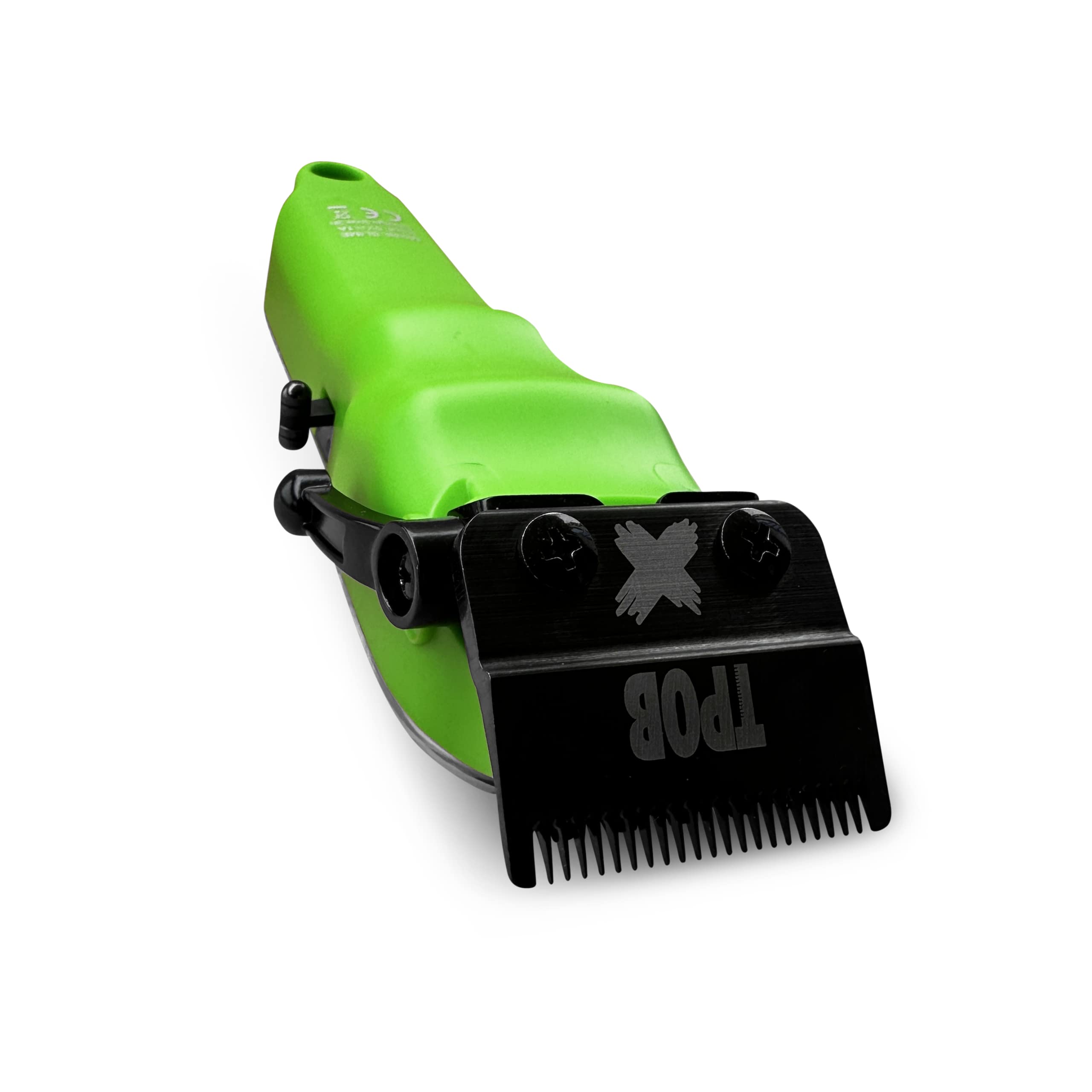 Ergonomic handle on TPOB Slime 2 supports comfortable, steady clipping