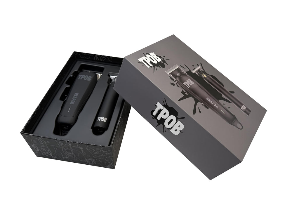 TPOB Slime 2 Ghost Black clipper lever for five-step fade control.
