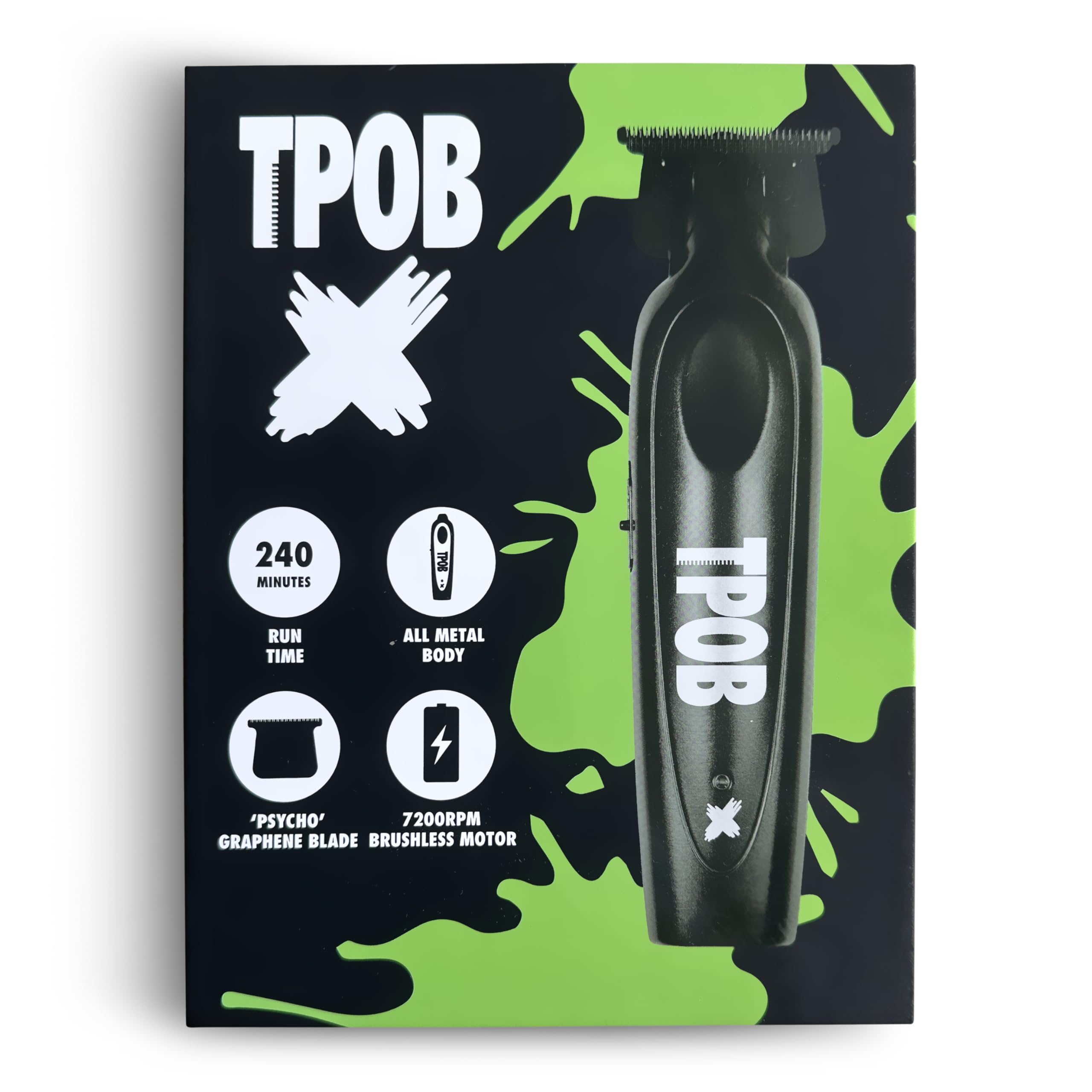 TPOB X zero-gap T-blade in action for crisp edging.