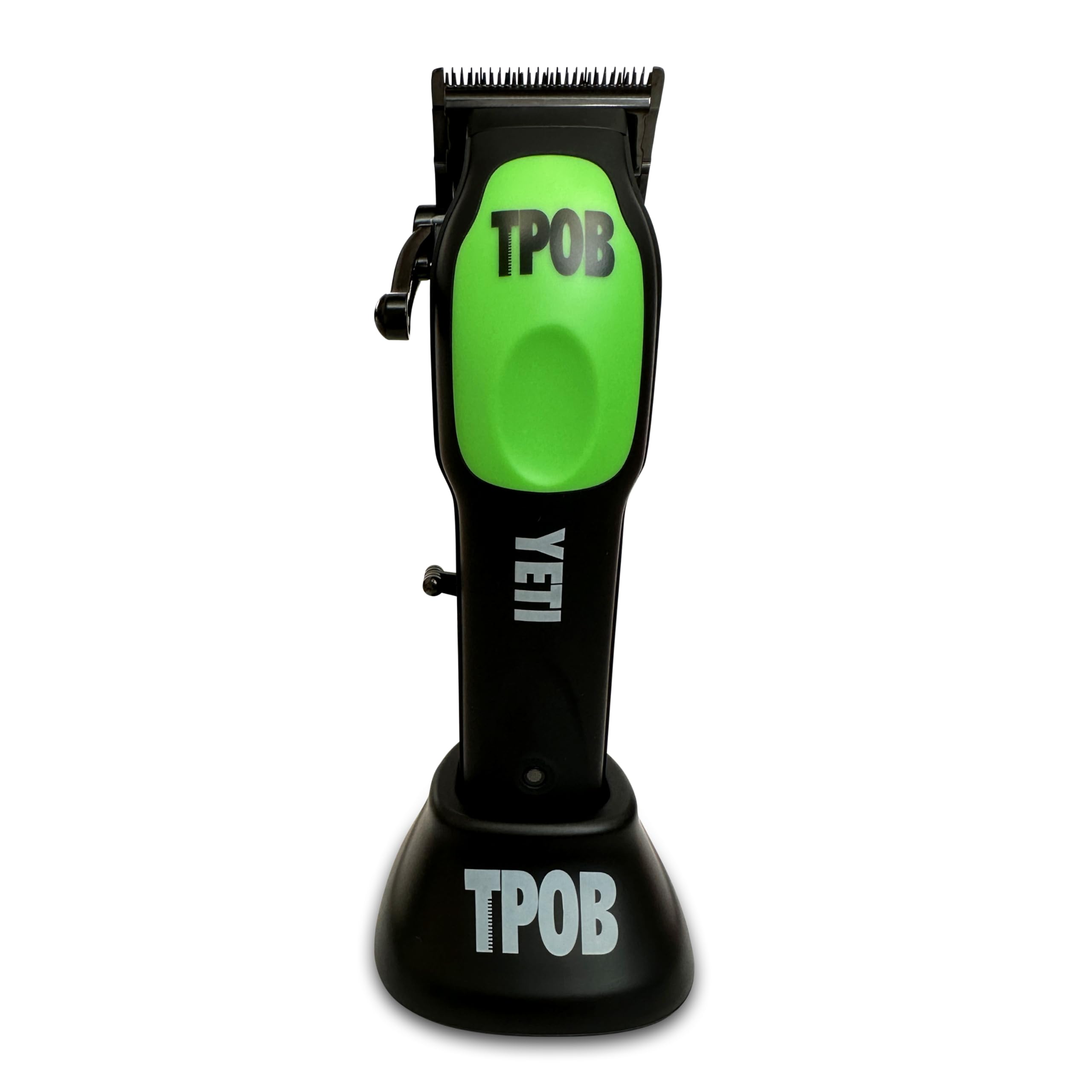 TPOB YETI charging base with USB-C enables fast, convenient recharging for professionals.
