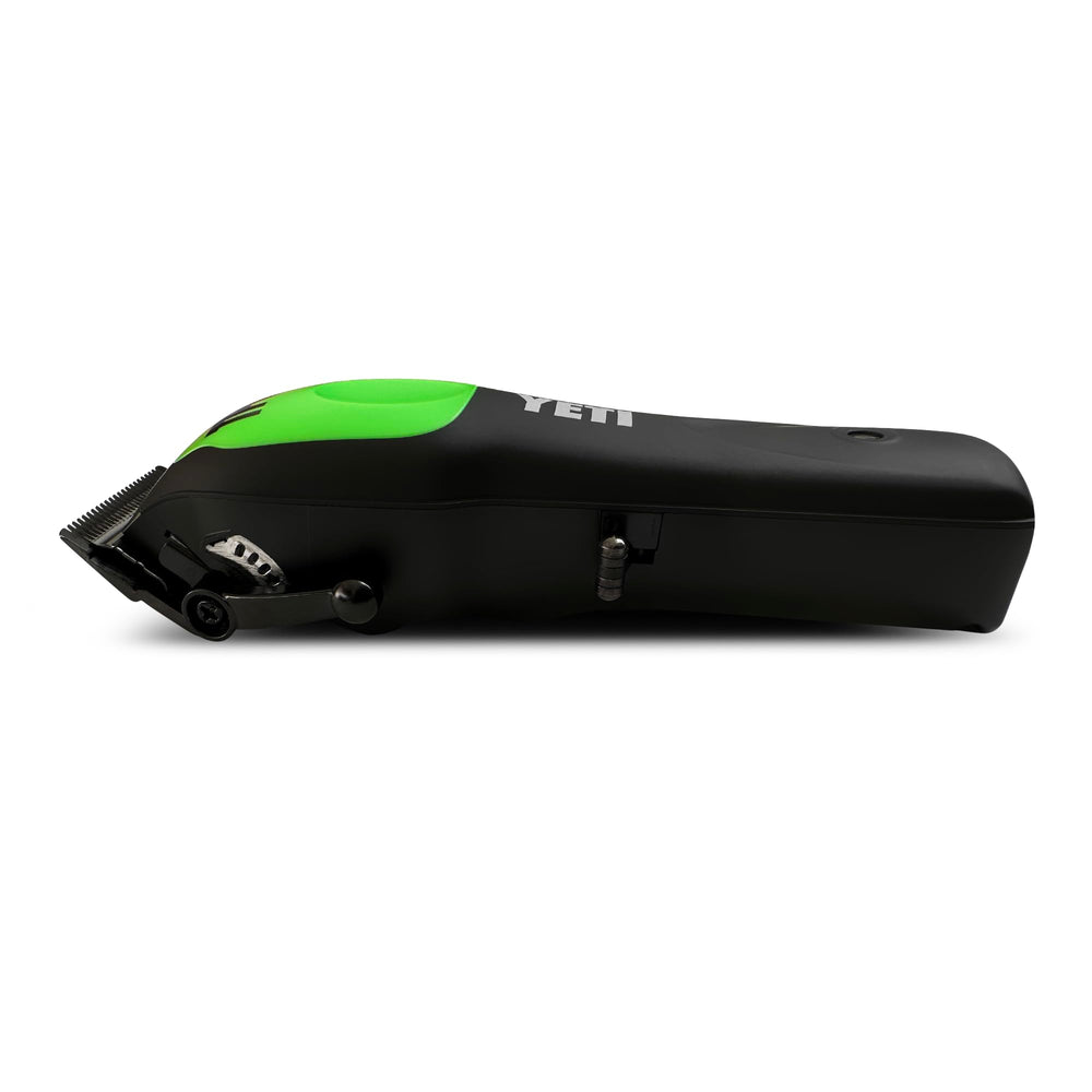 TPOB YETI clipper side view shows a compact professional-grade silhouette for handling.