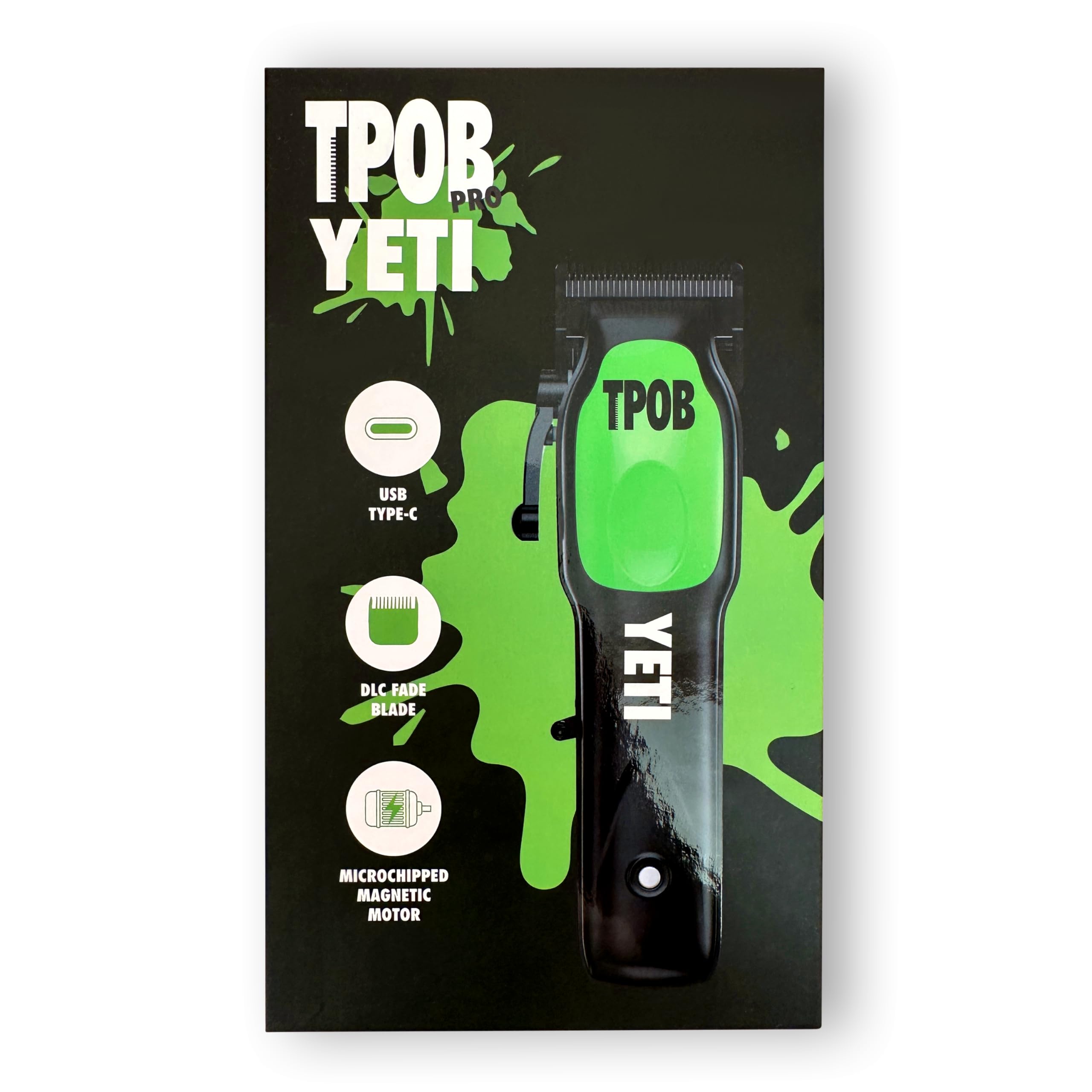 TPOB YETI XO Taper/Fade blade for precise transitions and versatile styling options.