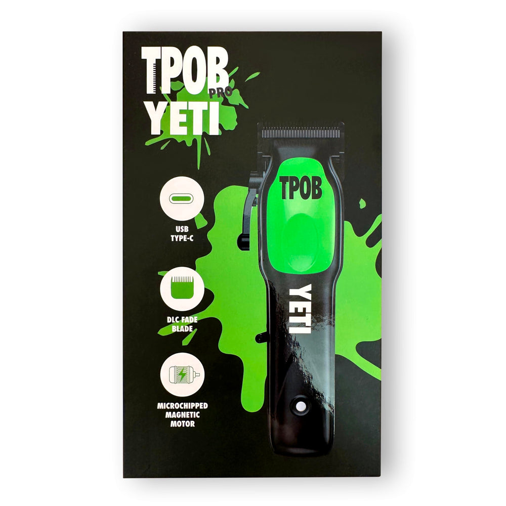 TPOB YETI XO Taper/Fade blade for precise transitions and versatile styling options.