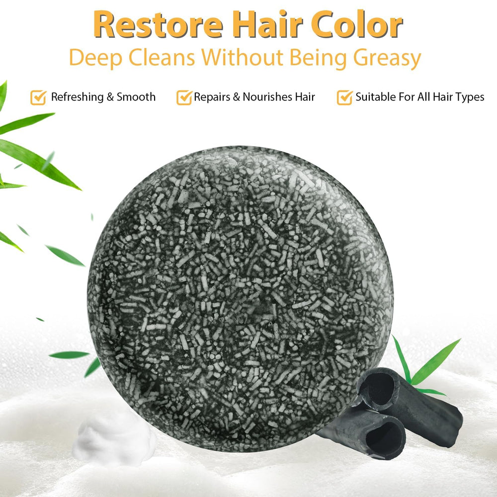 TPTAL Gray Hair Reverse Bar after-rinse finish reveals softer, more revived hair.