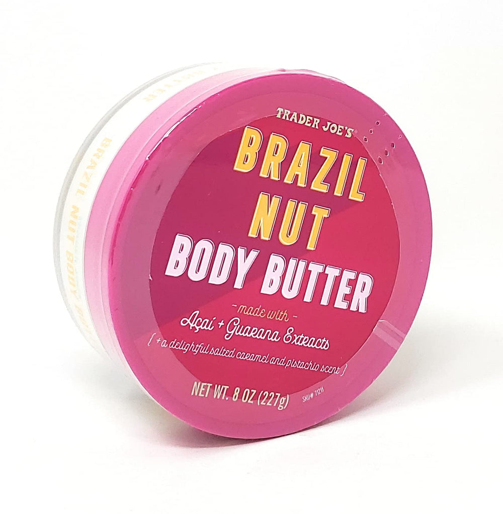 Trader Joe's Brazil Nut Body Butter with Guarana extracts, energizing skincare routine