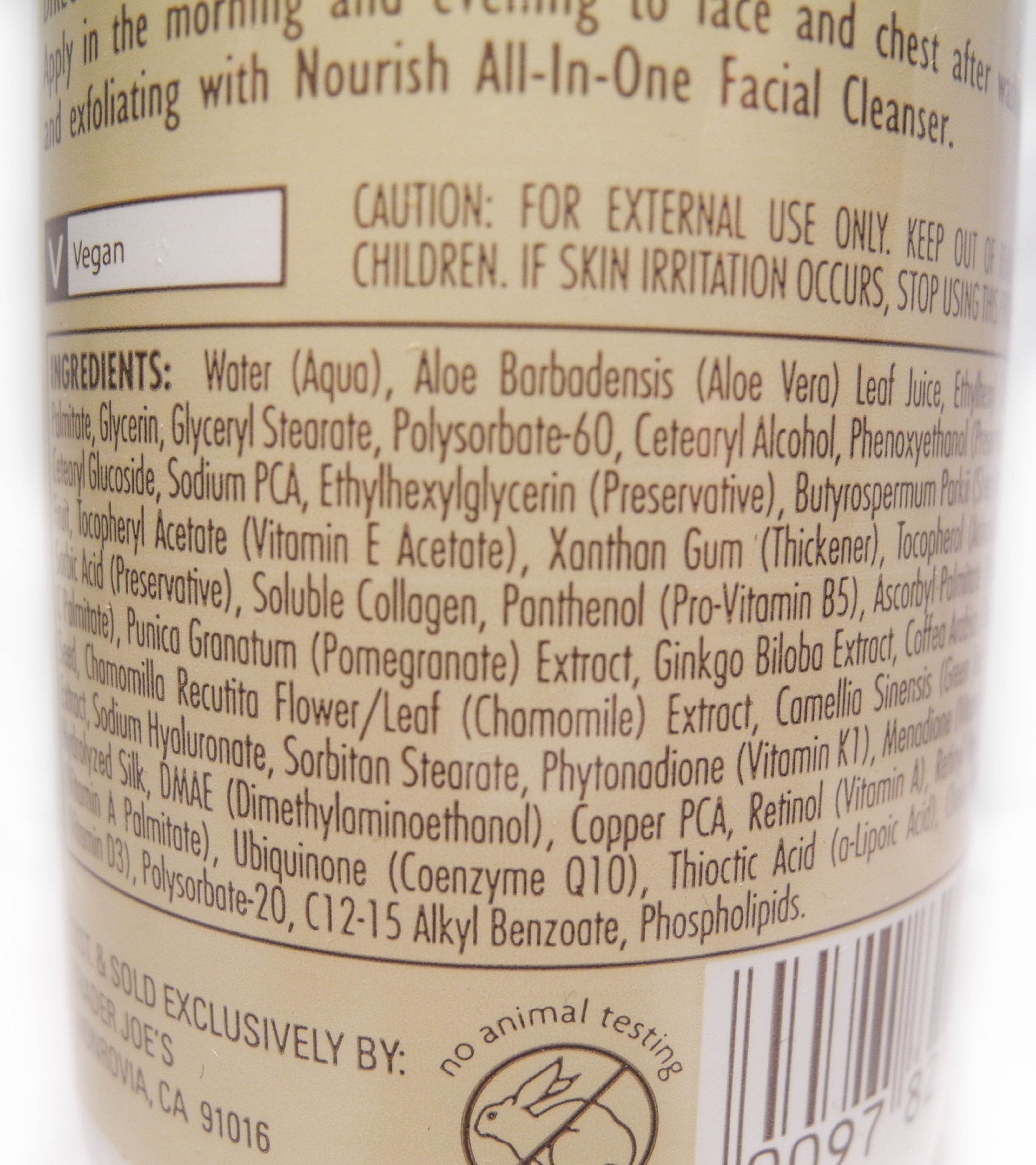 Morning skincare routine with Trader Joe's Nourish Oil-Free Moisturizer delivering daily hydration.